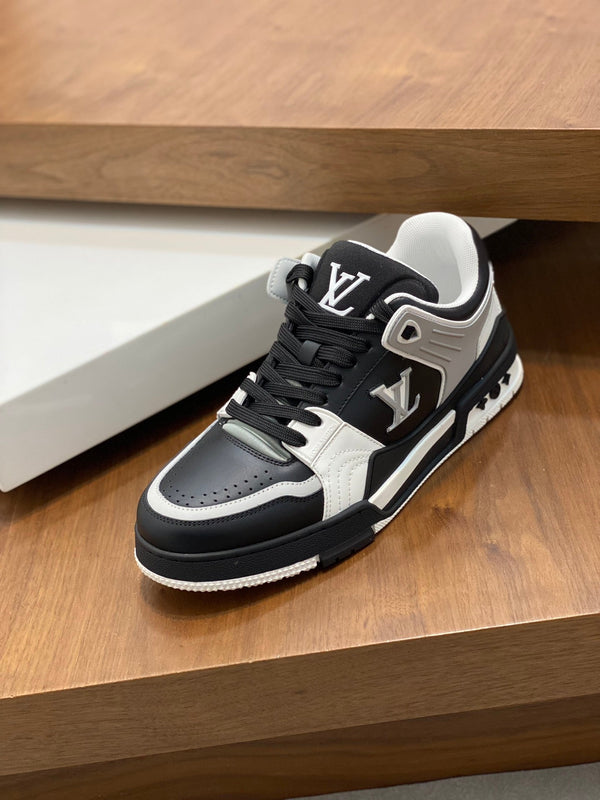 LV TRAINER SNEAKER NERA GRIGIA