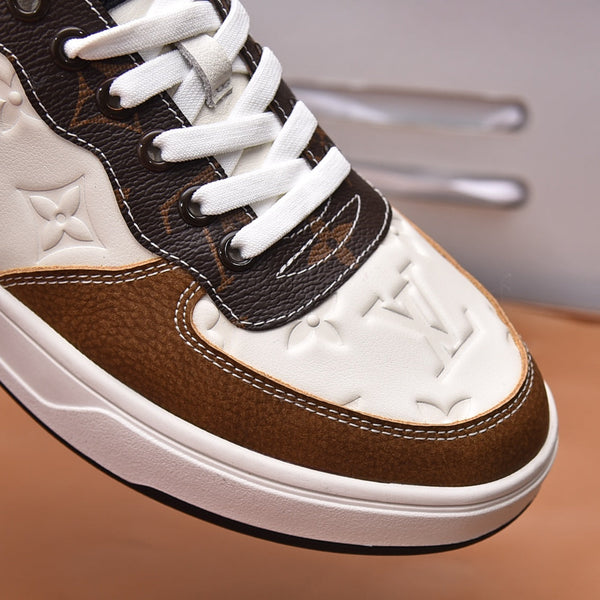 LV RIVOLI SNEAKER WHITE BROWN