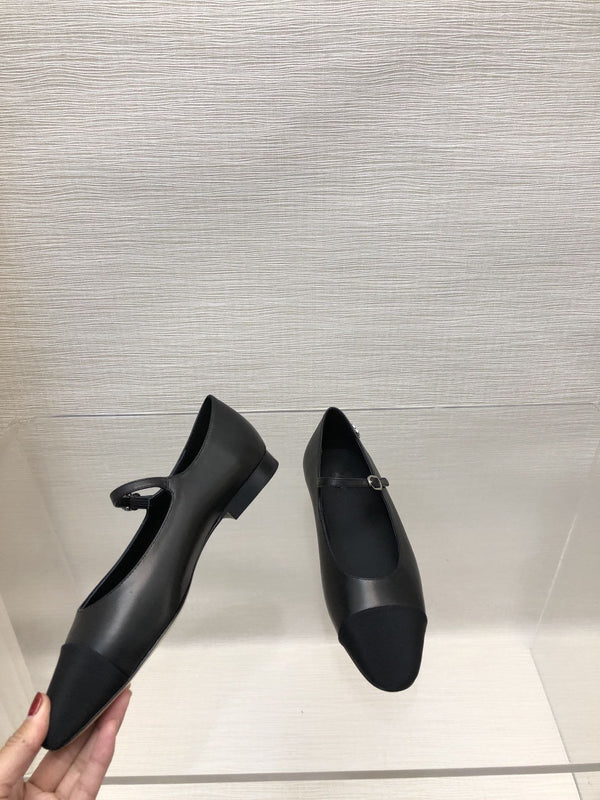 mary janes black lambskin grosgrain