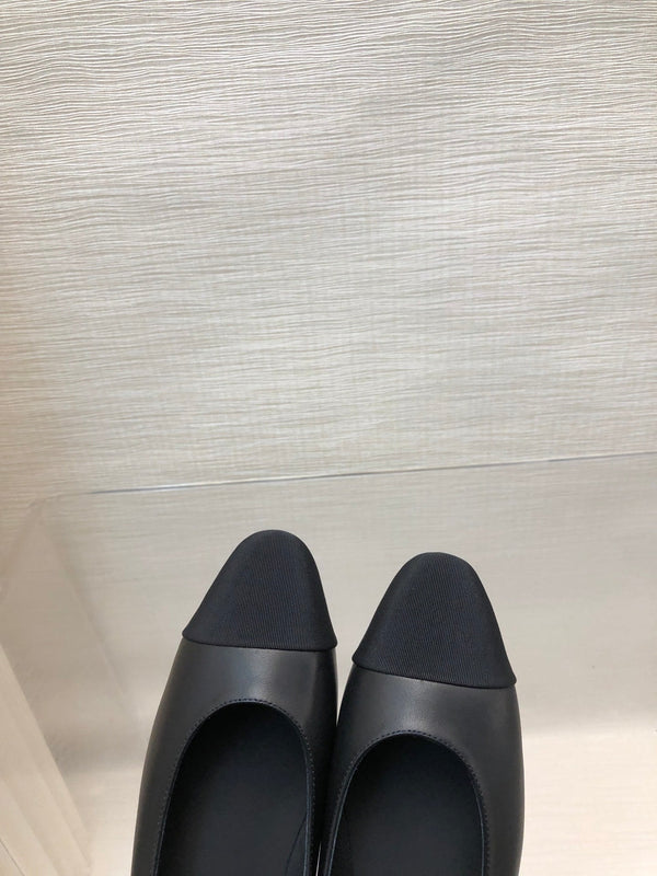 mary janes black lambskin grosgrain