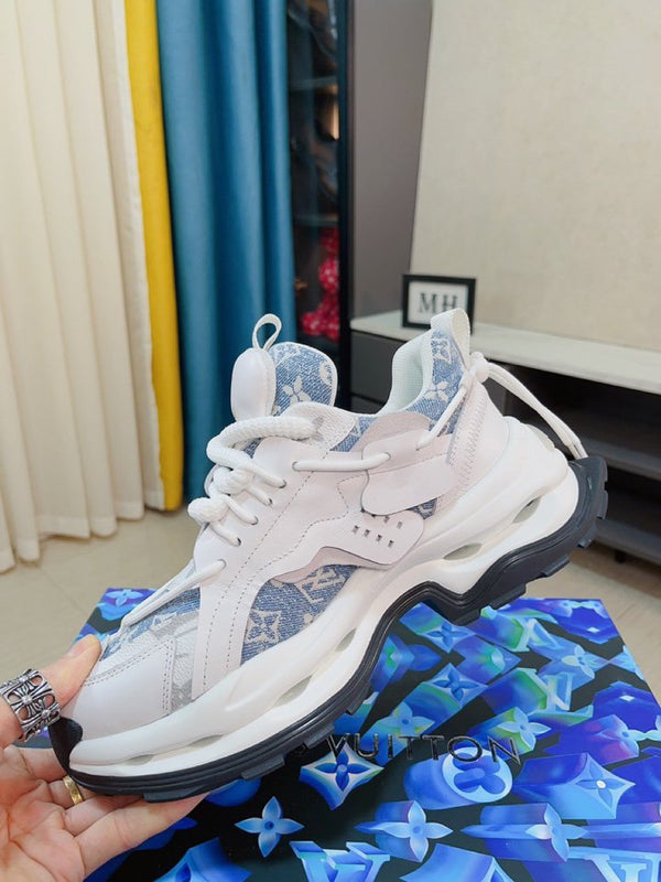 LV MEN'S WHITE SPORTS SHOES