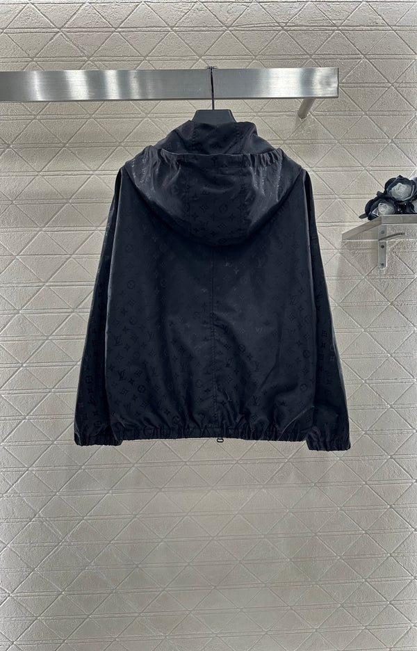 Giacca LV25 Obscure Jackquard in poliestere nero 291079