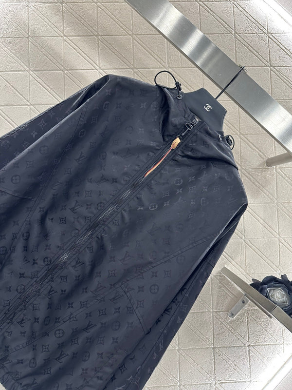 Giacca LV25 Obscure Jackquard in poliestere nero 291079