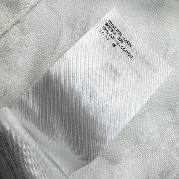 Gonna in denim goffrato LV25, cotone bianco grigio 291767