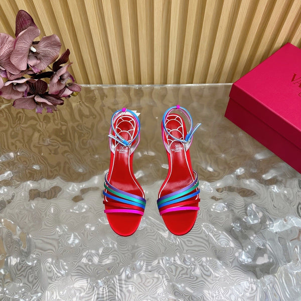 VT Gravani Embellished Leather Sandals 8cm