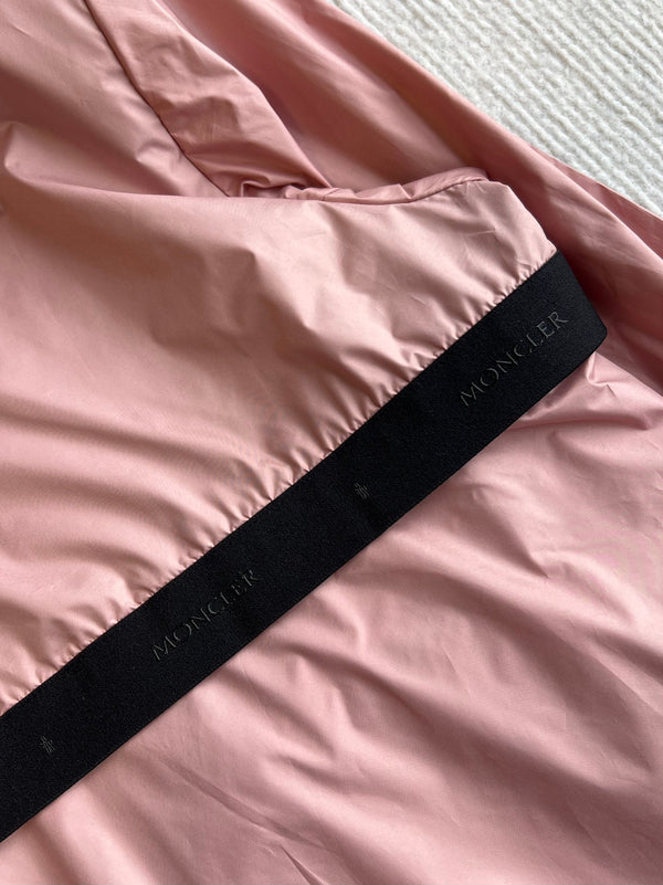 Moncle 25 Sun-Proof and Windproof Jacket Flesh Pink Nylon 269693