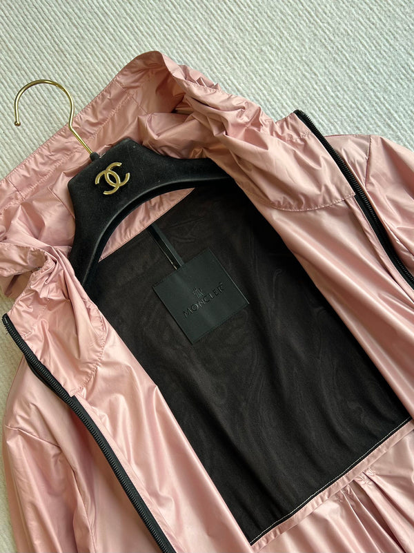 Moncle 25 Sun-Proof and Windproof Jacket Flesh Pink Nylon 269693
