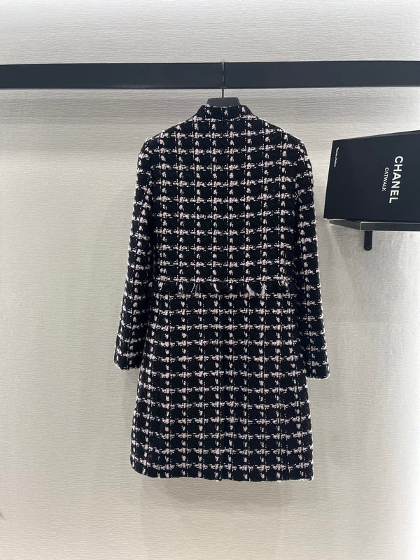 CHANEL MANTEAU ROBE LONGUE EN LAINE STYLE 268