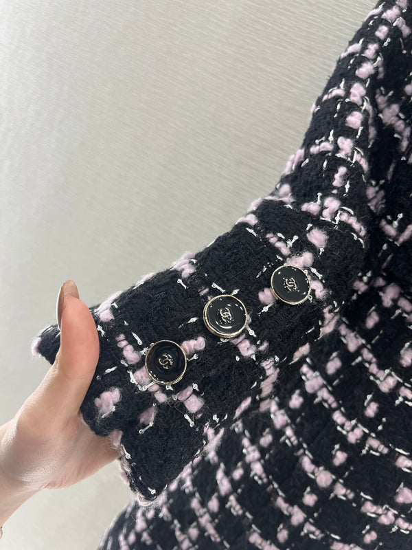 CHANEL MANTEAU ROBE LONGUE EN LAINE STYLE 268