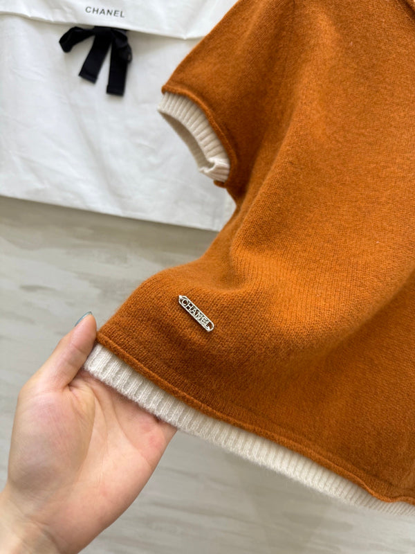 HAUT MANCHES COURTES CHANEL STYLE 262