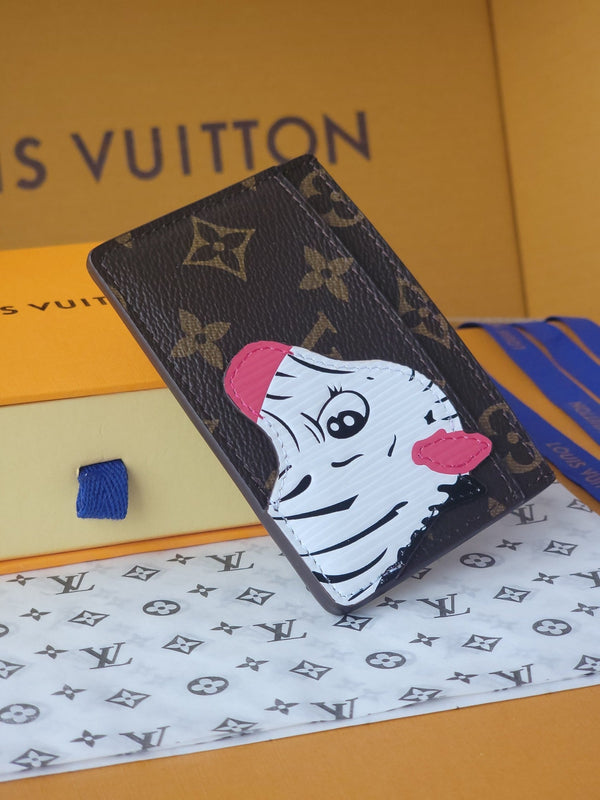 LV Card Holder 11cm Dark Brown Monogram Canvas 261840