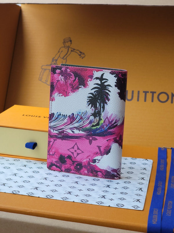 LV Wallet 14cm Pink Monogram Canvas 261848