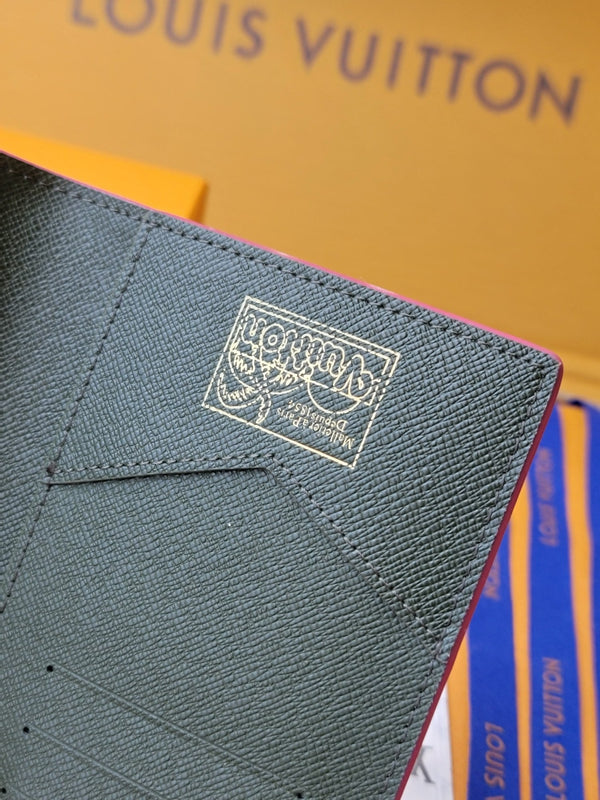 LV Wallet 14cm Pink Monogram Canvas 261848