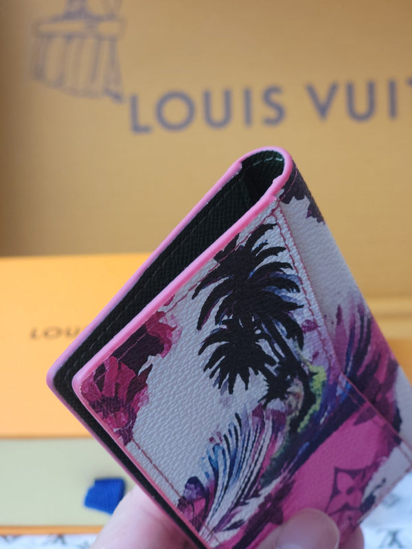 LV Card Holder Pink Monogram Canvas 261856