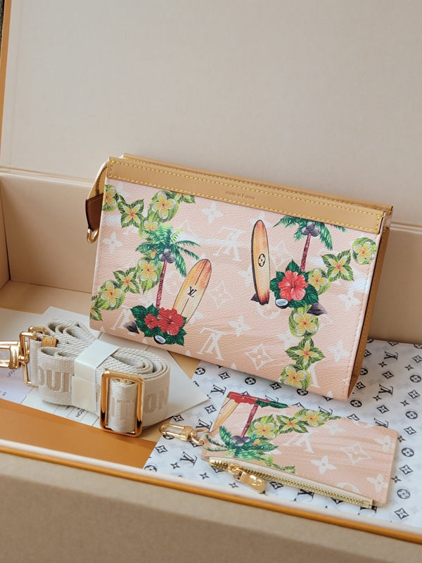 LV Gaston Wallet Monogram Surfin' Canvas M83466