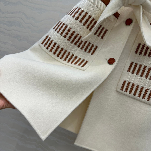 HM 25S Jacket in White Wool 295758