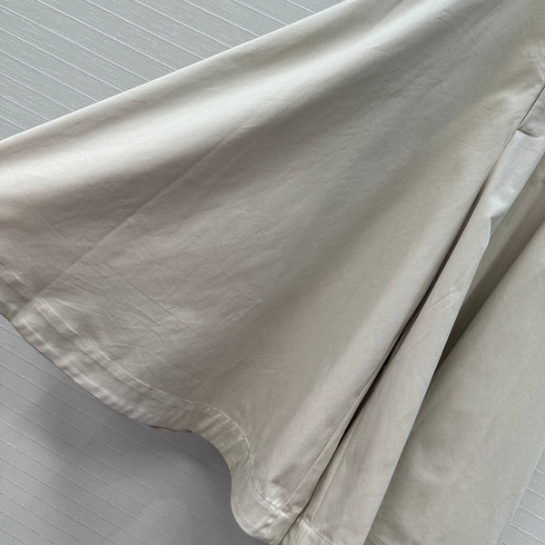 Gonna BV in cotone bianco avorio