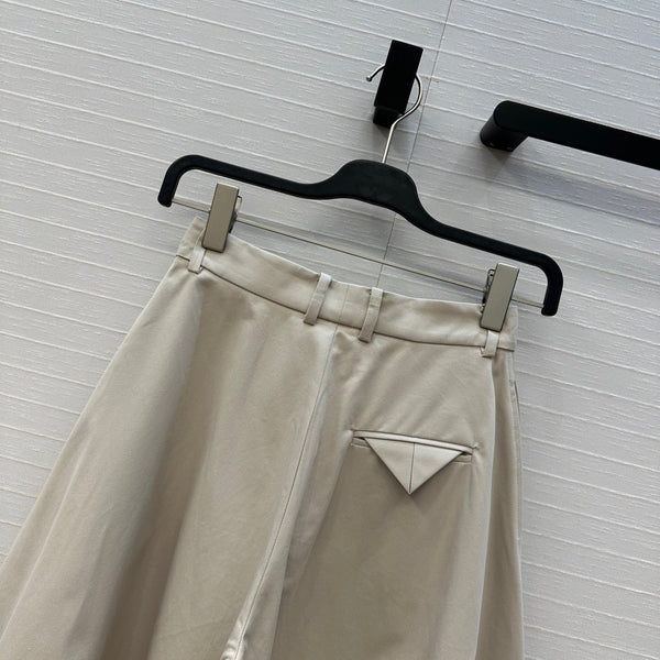 Gonna BV in cotone bianco avorio