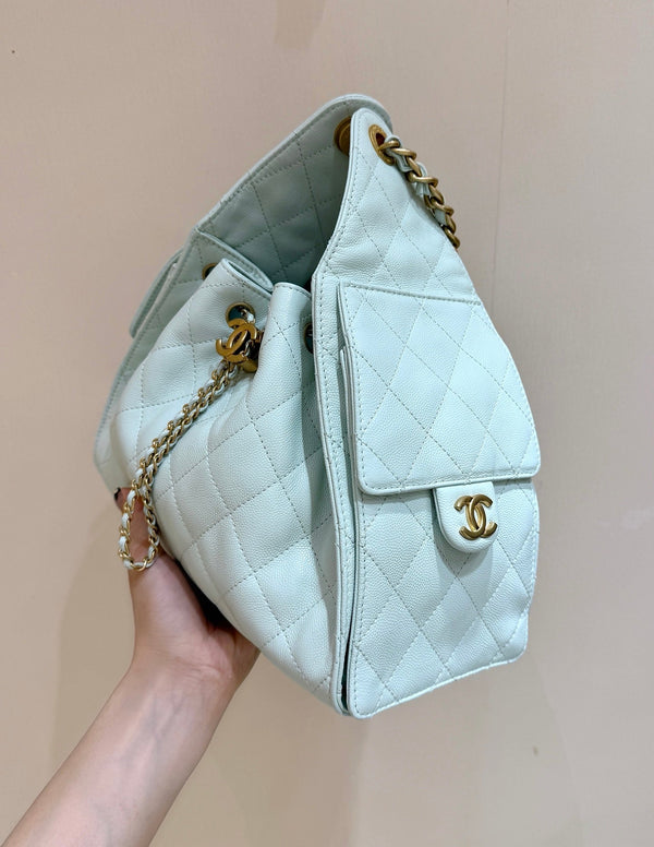 CC 25S Hobo Bag 30 Mint Green Calfskin