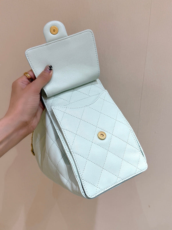 CC 25S Hobo Bag 30 Mint Green Calfskin