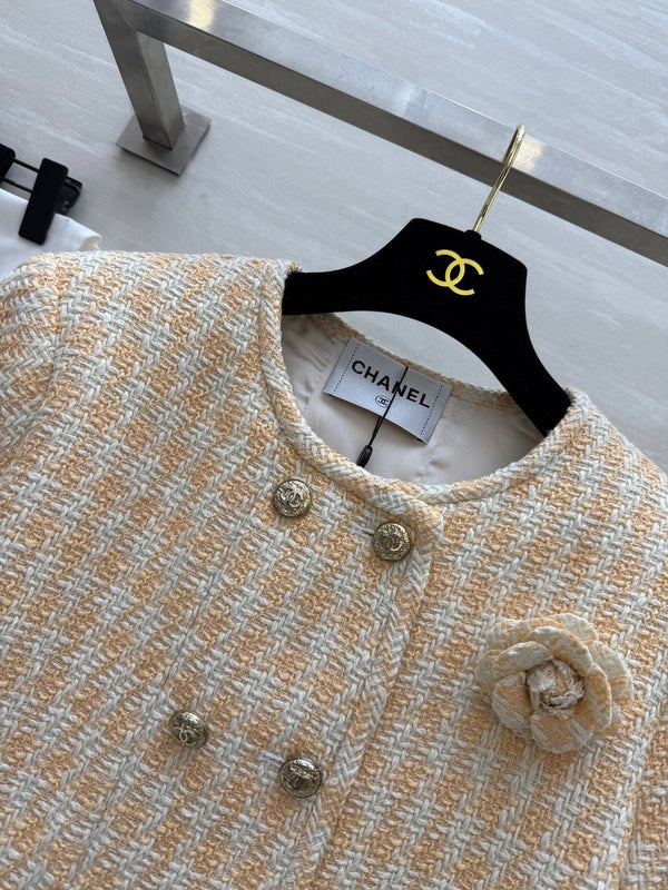 CC 25C Gentle Braided Jacket Orange Tweed