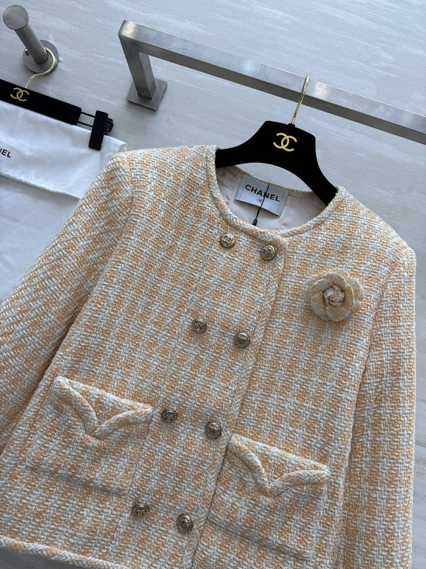 CC 25C Gentle Braided Jacket Orange Tweed