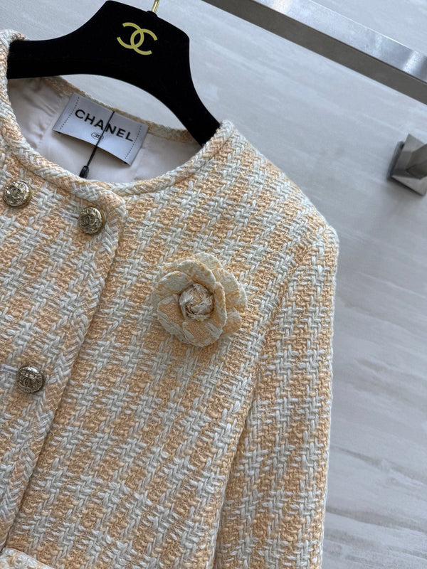 CC 25C Gentle Braided Jacket Orange Tweed