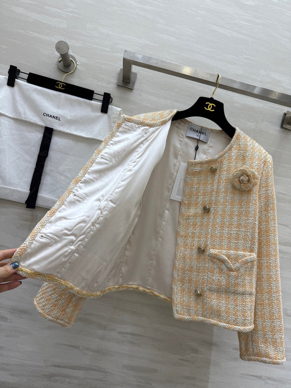 CC 25C Gentle Braided Jacket Orange Tweed