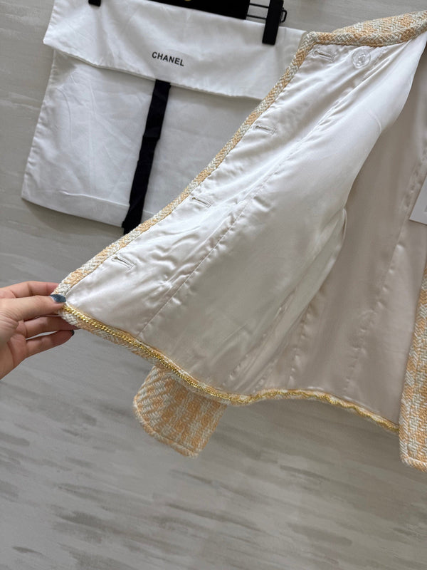 CC 25C Gentle Braided Jacket Orange Tweed