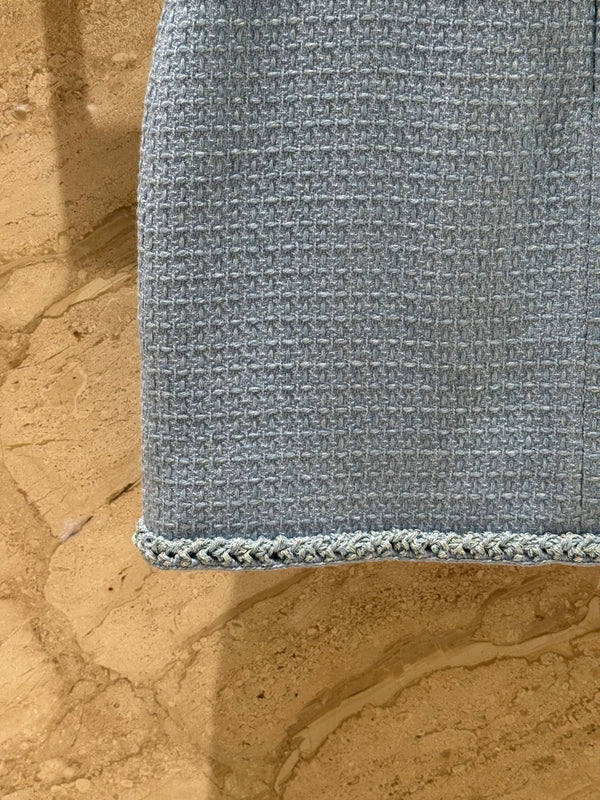 CC 25B Vest Skirt Navy Blue Wool Tweed