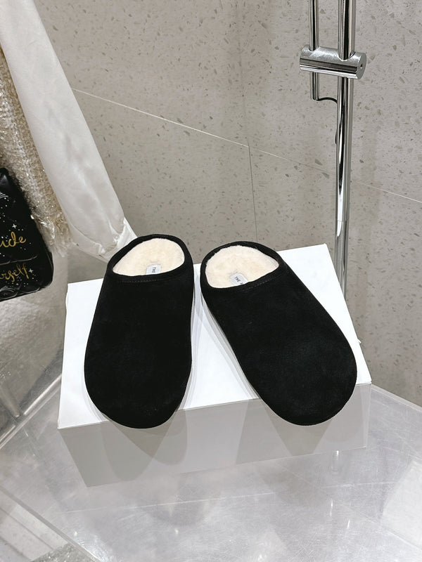 The Row Sandal Black Cowhide 334158