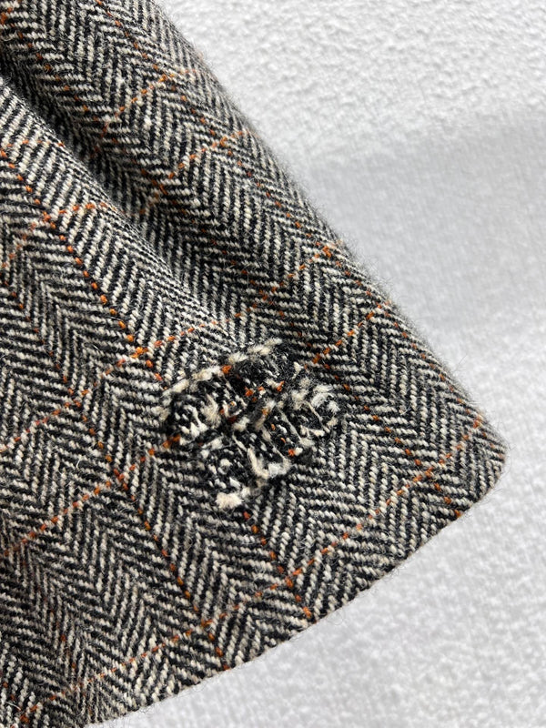 Miumiu 25FW Drawstring Mini A-Line Flared Skirt Brown Viscose