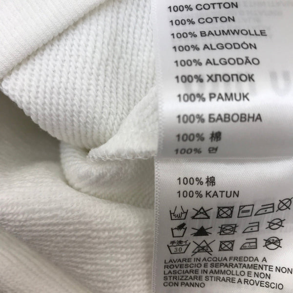 Miumiu 25 Crewneck Sweatshirt with 3D Rhinestone Logo Cotton