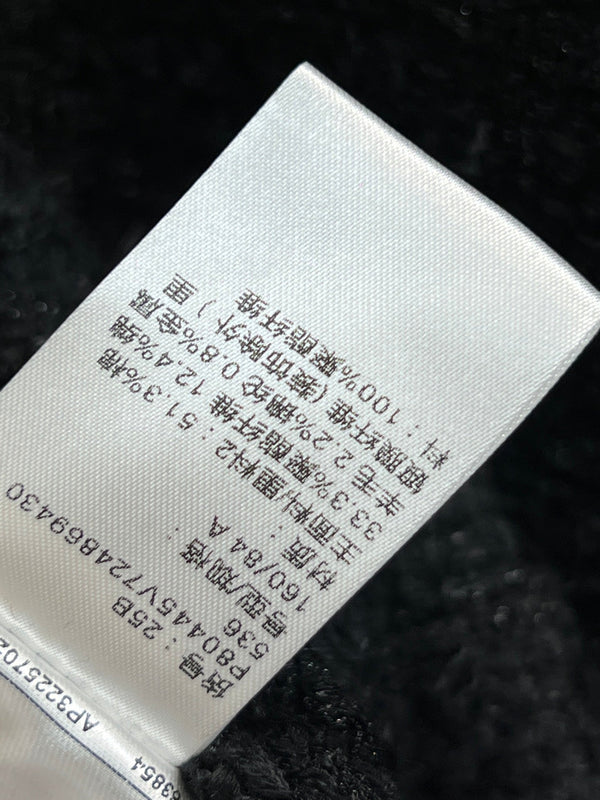 CC 25 Round-Neck Black Tweed Jacket 304703