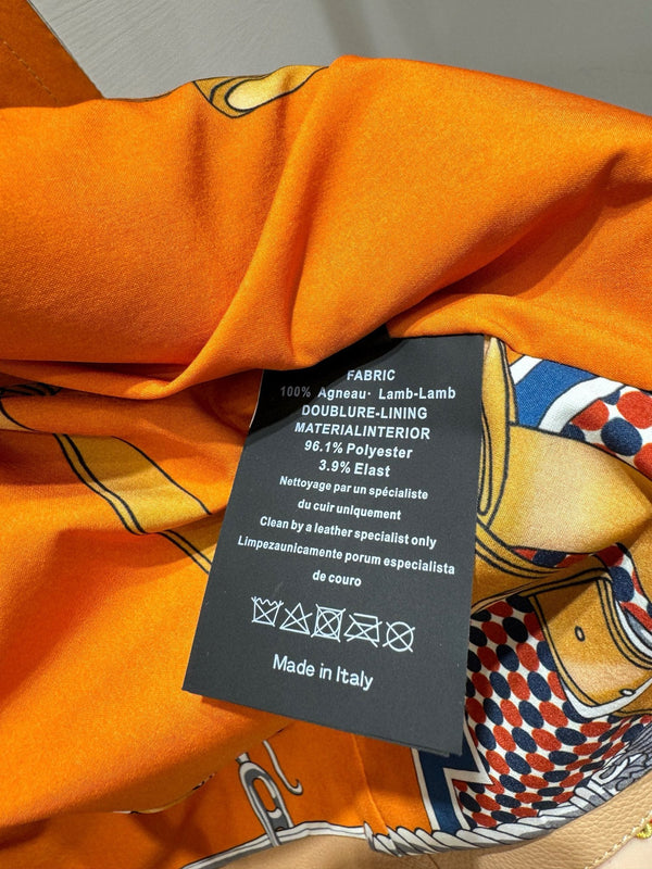 HM Leather Button V-Neck Blazer Black Lambskin 303970