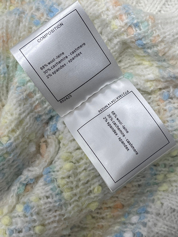 CC 25 Knitted Cardigan Button Blue Wool 305392