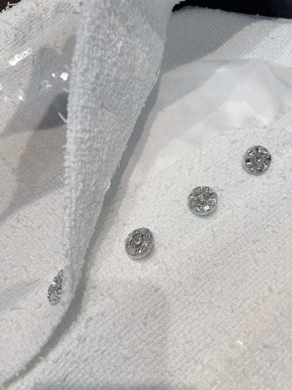 CC 25 Vest Dress White Cotton 305852