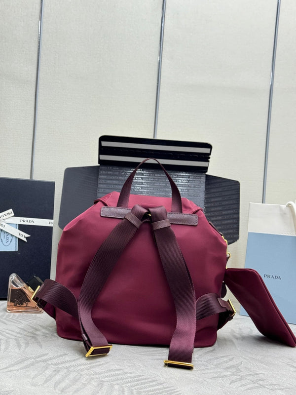 Pra Classic Large Backpack Red Nylon 267172