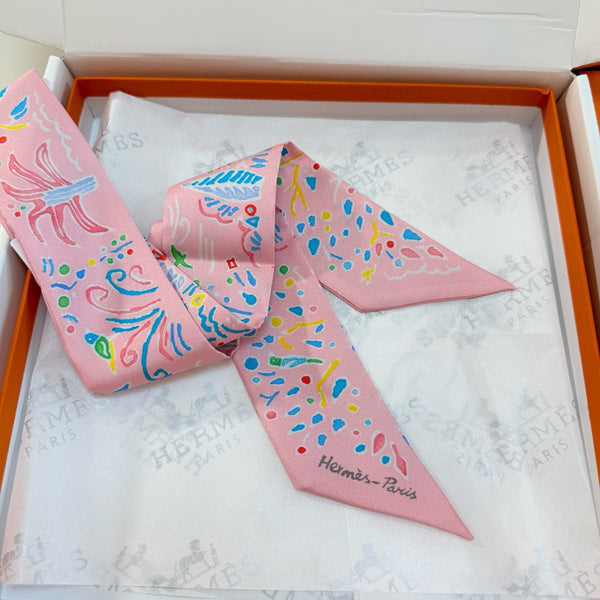 HM Twilly Small Silk Scarf 825649