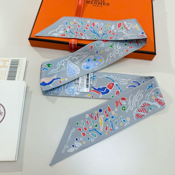 HM Twilly Small Silk Scarf 825648