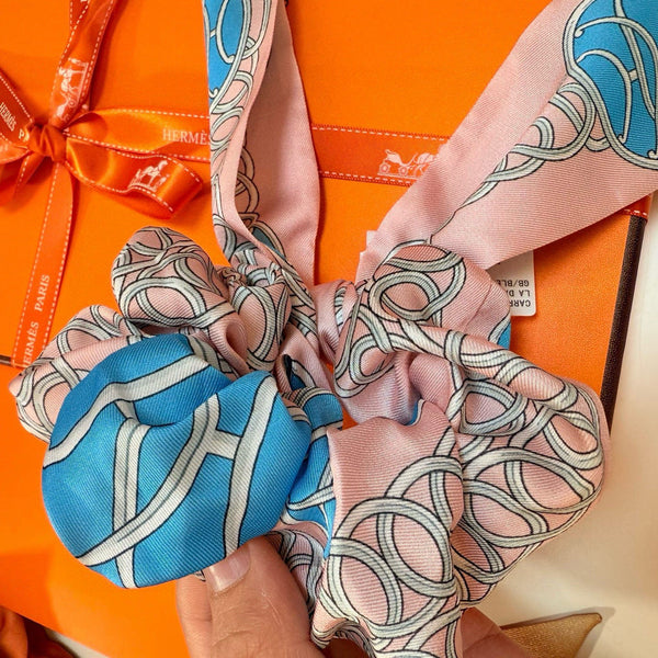 HM Twilly Small Silk Scarf and Detachable Hairband 825647