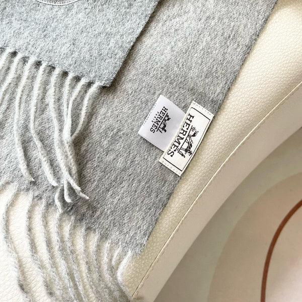 HM 25 200cm Scarf Gray Cashmere 825630