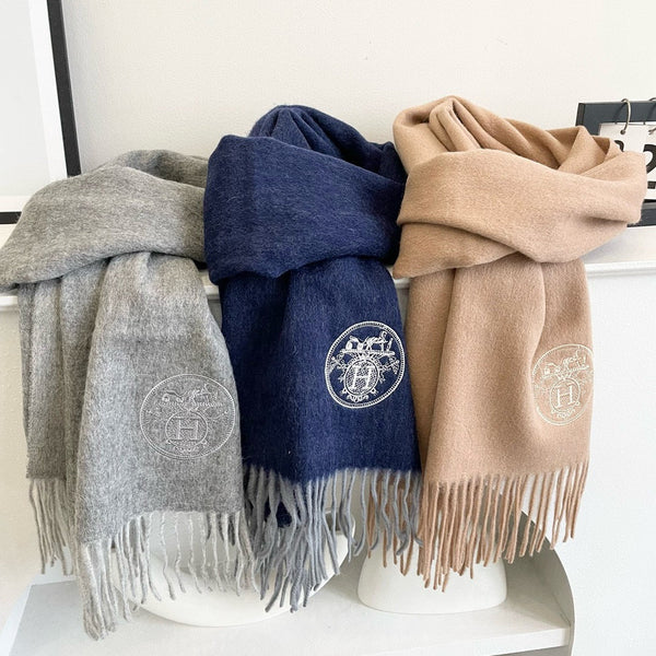 HM 25 200cm Scarf Beige Cashmere 825629