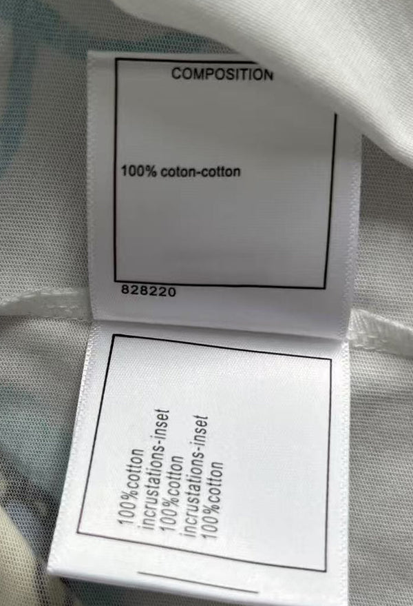 CC 25 Graffiti Print Long-Sleeve Loose Fit Cotton