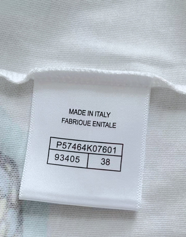 CC 25 Graffiti Print Long-Sleeve Loose Fit Cotton