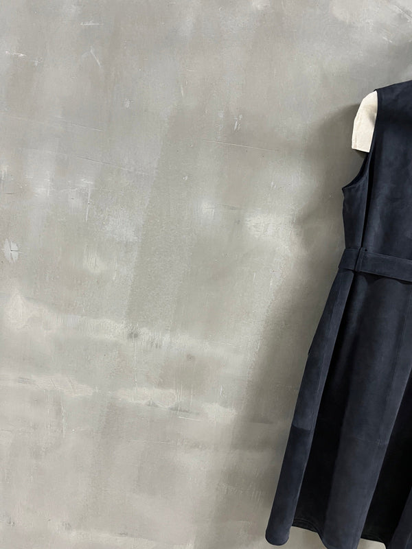 CC 25 Chain Trench Vest Coat Blend Black Cashmere