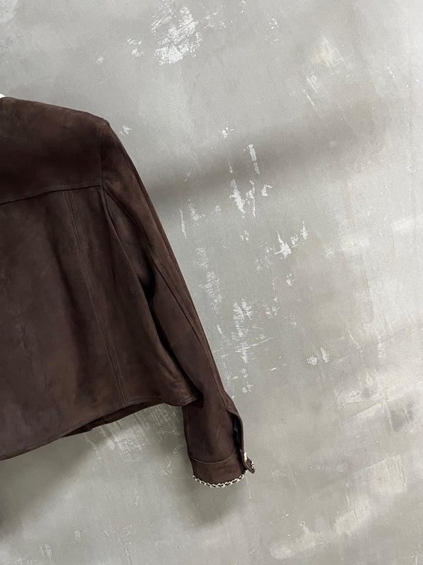 CC 25 Chain Jacket Blend Chocolate Brown Cashmere