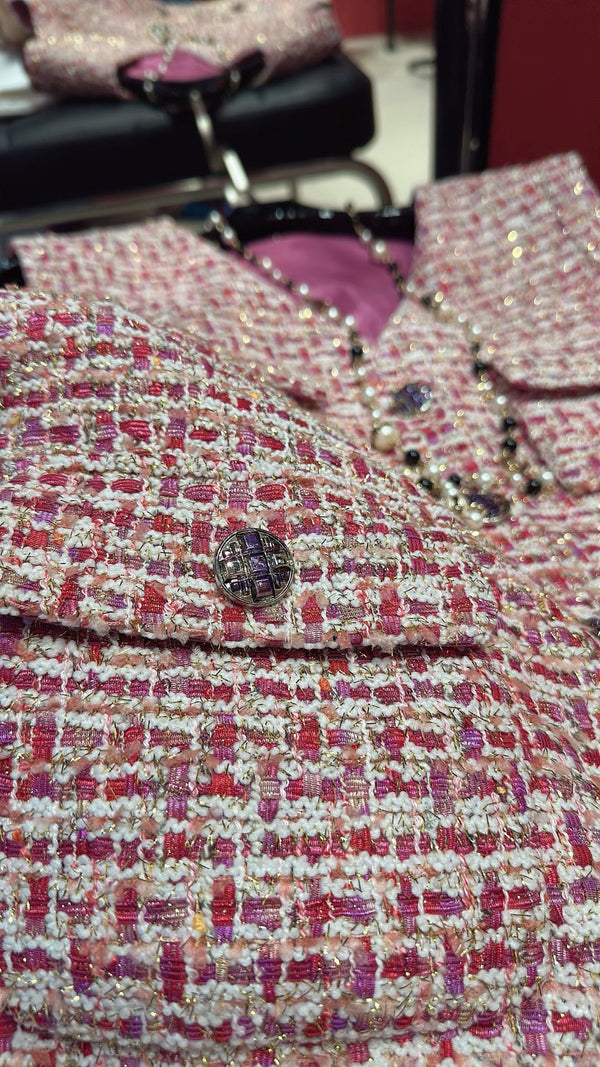 CC 25F V-line Neck Vest Pink Cotton