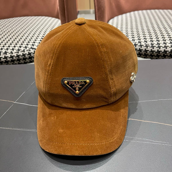 PRA 25 BASEBALL CAP BROWN VELVET 823467
