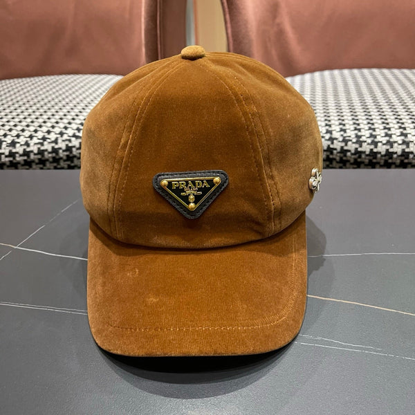 PRA 25 BASEBALL CAP BROWN VELVET 823467